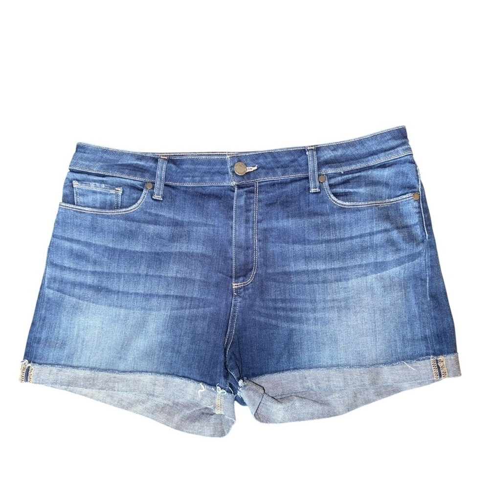 NWOT PAIGE Jimmy Jimmy  Short Liya Distressed Raw Hem Shorts 32 - Picture 3 of 11